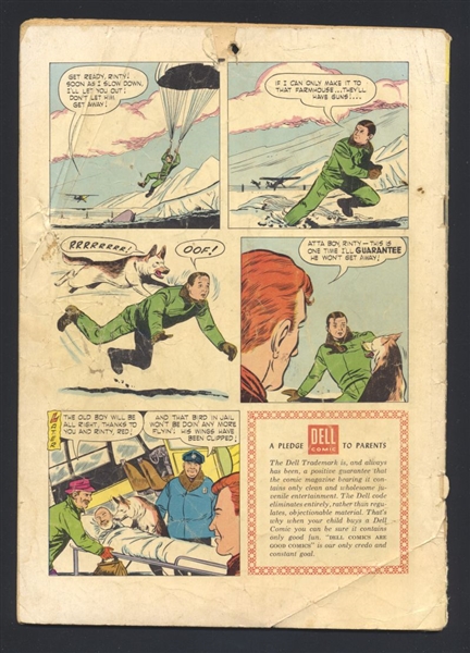 Rin Tin Tin #9 G 1955 Dell Comic Book