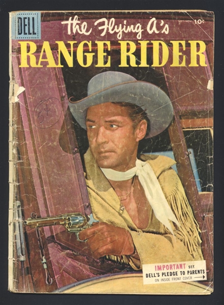 Flying A's Range Rider #11 FR 1955 Dell Comic Book