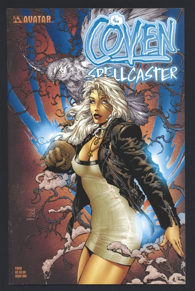Coven: Spellcaster #1/B VG Dave Finch Variant 2001 Avatar Comic Book