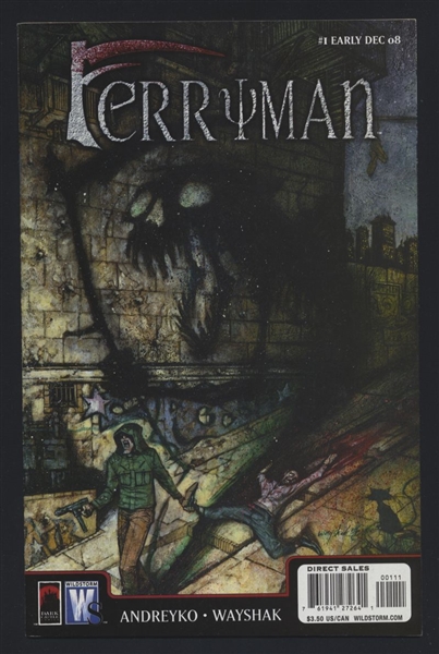 Ferryman #1 NM Jonathan Wayshak Art 2008 WildStorm Comic Book