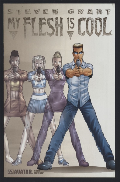 My Flesh is Cool #1 VF/NM Wraparound Variant 2004 Avatar Comic Book