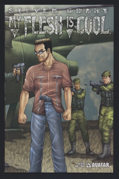 My Flesh is Cool #2/A NM Wraparound Variant 2004 Avatar Comic Book