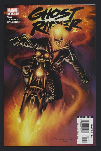Ghost Rider (7th Series) #1 NM Daniel Way Texeira Cover 2006 Marvel Comic Book
