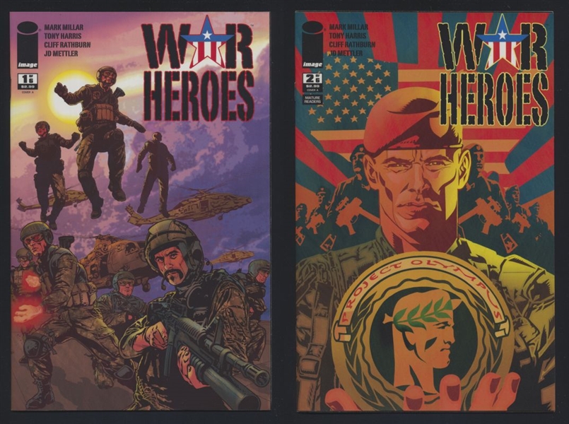 War Heroes RUN #1-2 NM 2008 Image Comic Book