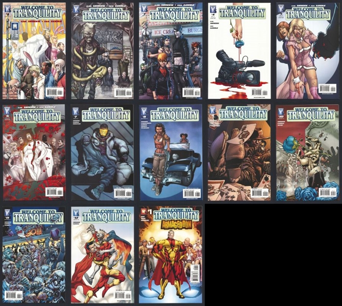 Welcome to Tranquility SET #1-12 VF/NM & Armageddon 1-shot 2007 WildStorm