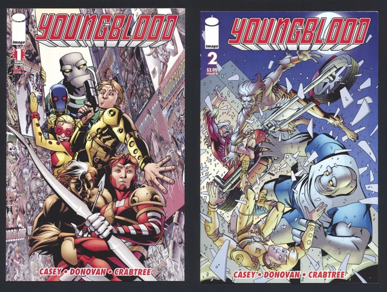 Youngblood (V4) #2/B NM Rob Liefeld Cover 2008 Image Comic Book