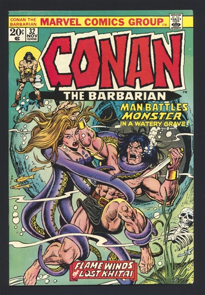 Conan the Barbarian #32 VF John Buscema 1973 Marvel Comic Book