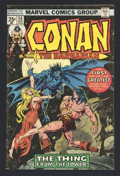 Conan the Barbarian #56 VG 1975 Marvel Comic Book