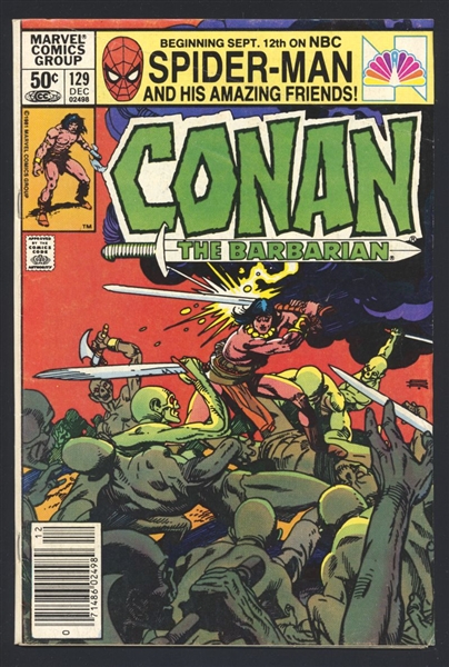 Conan the Barbarian #129 VG NEWSSTAND 1981 Marvel Comic Book