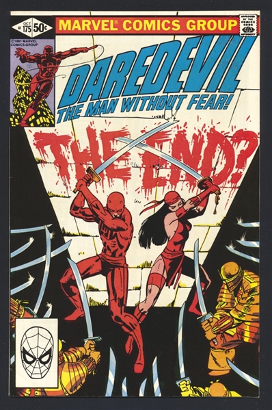 Daredevil #175 VF Frank Miller 1981 Marvel Comic Book