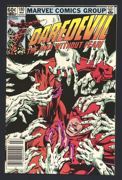 Daredevil #180 VF Frank Miller 1982 Marvel Comic Book