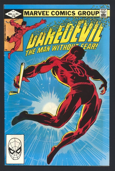 Daredevil #185 FVF Frank Miller 1982 Marvel Comic Book