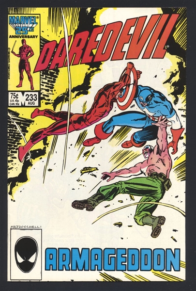 Daredevil #233 VF/NM Nuke Frank Miller 1986 Marvel Comic Book