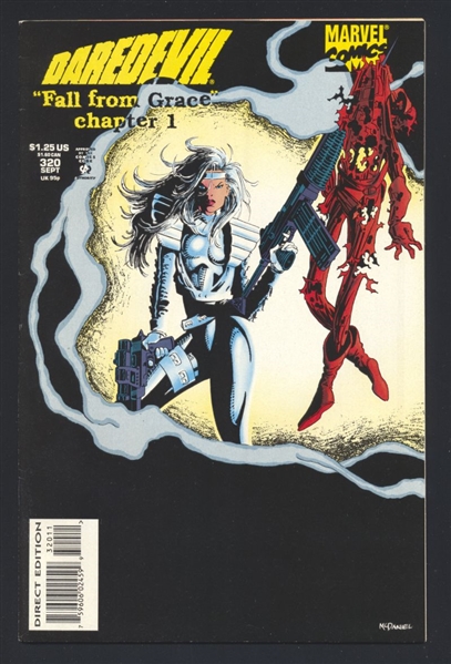 Daredevil #320 VF/NM Fall From Grace p1 1993 Marvel Comic Book