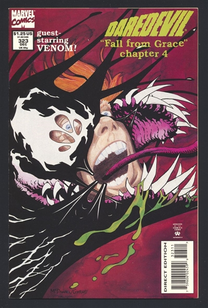Daredevil #323 NM Fall From Grace 4 1993 Marvel Comic Book