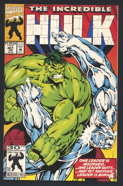 Incredible Hulk #401 VG vs U-Foes 1st Agamemnon 1993 Marvel Comic Book