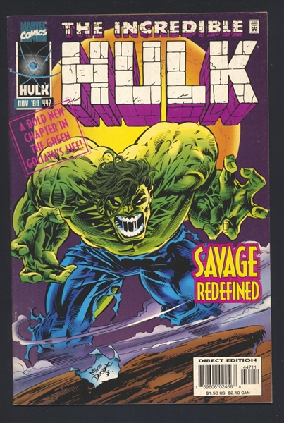 Incredible Hulk #447 VF MIke Deodato 1996 Marvel Comic Book