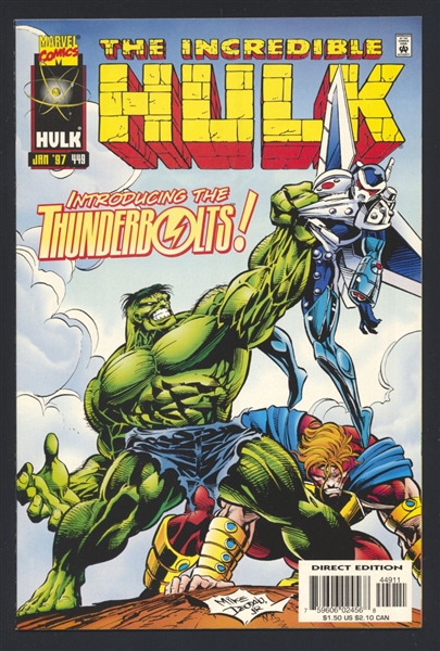 Incredible Hulk #449 NM 1st Thunderbolts 1997 Marvel Comic Book