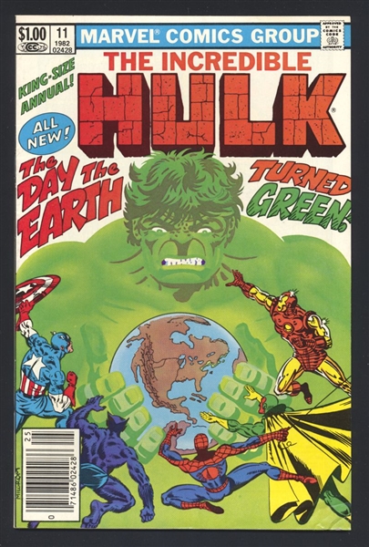 Incredible Hulk Annual #11 FN 1st Marvel Frank Miller Art 1982 Marvel Comic Book