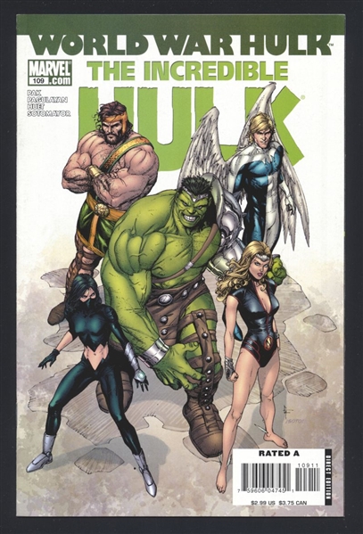 Incredible Hulk (V2) #109 VF World War Hulk 2007 Marvel Comic Book
