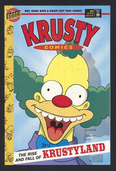 Krusty Comics #1 FN 1995 Bongo Comic Book