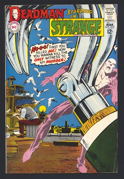 Strange Adventures #210 FN Deadman Neal Adams 1968 DC Comic Book