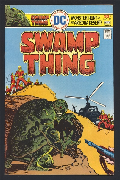 Swamp Thing (V1) #22 FN 1976 DC Comic Book