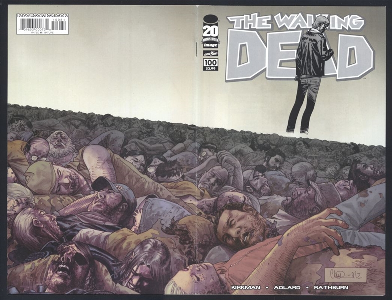 The Walking Dead #100 NM Wraparound Variant 2012 Image Comic Book