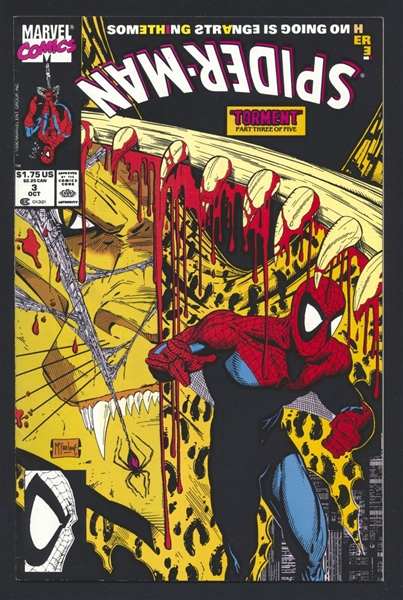 Spider-Man #3 VF/NM Torment p3 Todd McFarlane 1990 Marvel Comic Book