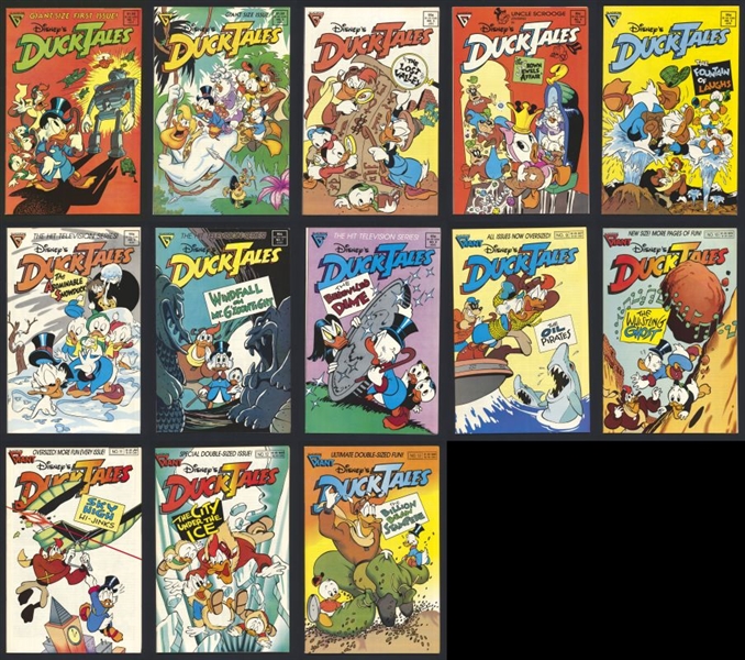 DuckTales SET #1-13 VF/NM Disney's Daan Jippes Carl Barks 1988