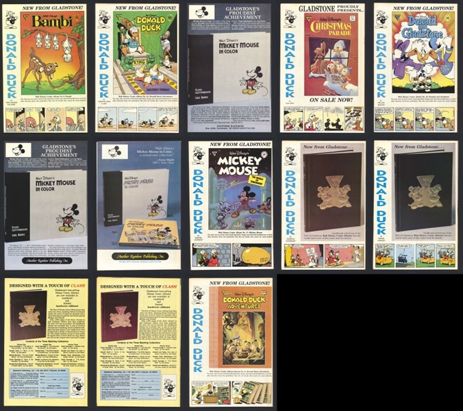 DuckTales SET #1-13 VF/NM Disney's Daan Jippes Carl Barks 1988
