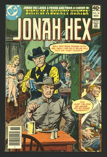 Jonah Hex #30 VF/NM 1979 DC Comic Book