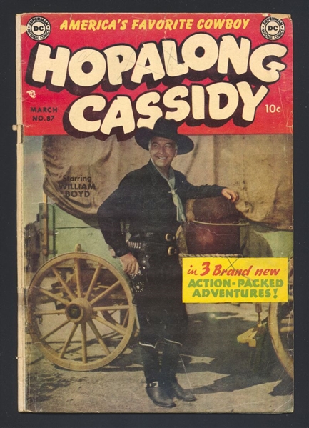 Hopalong Cassidy #87 VG 2nd DC Issue 1954 DC Comic Book