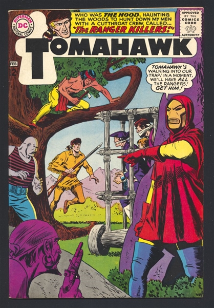 Tomahawk #96 FVF vs The Hood 1965 Comic Book