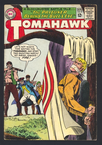 Tomahawk #97 VG 1st Stovepipe 1965 DC Comic Book