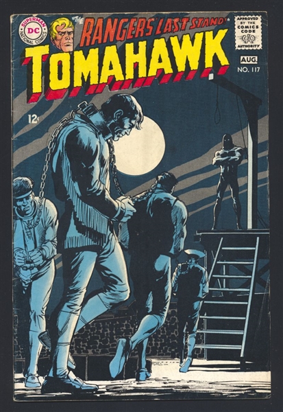 Tomahawk #117 FN Neal Adams Cover 1968 DC Comic Book
