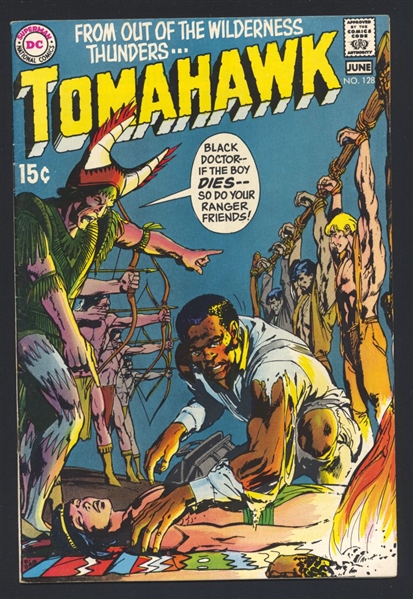 Tomahawk #128 FVF 1st Healer Randolph & Horseshoe 1970 DC Comic Book