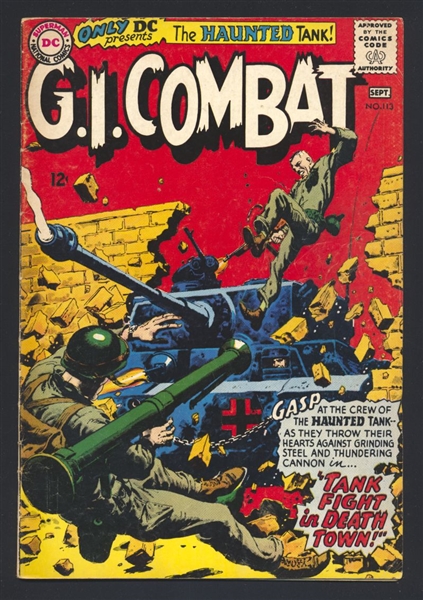 G.I. Combat #113 VG Russ Heath Cover 1965 DC Comic Book