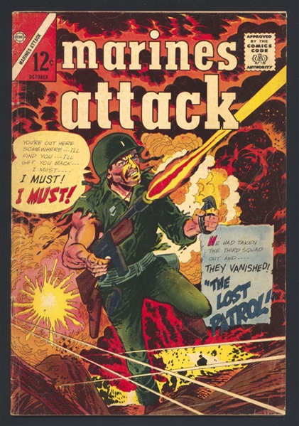 Marines Attack #7 FN 1965 Charlton Comic Book
