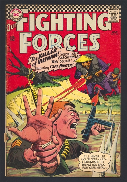 Our Fighting Forces #101 GVG Captain Hunter 1966 DC Comic Book
