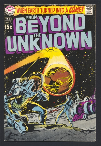 From Beyond the Unknown #3 FN Neal Adams Cover 1970 DC Comic Book