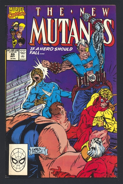 New Mutants #89 FN Liefeld McFarlane 3rd Cable 1990 Marvel Comic Book