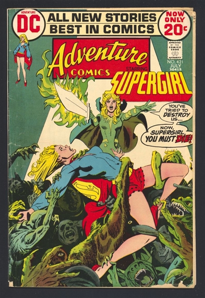 Adventure Comics #421 VG 1st Nightflame 1972 DC Comic Book