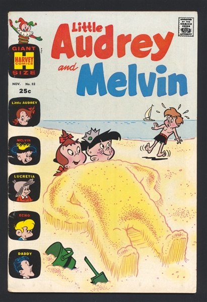 Little Audrey and Melvin #52 VGF 1971 Harvey Comic Book