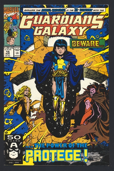 Guardians of the Galaxy #15 VG 1st Protege 1991 Marvel Comic Book