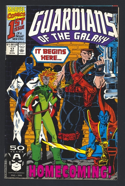 Guardians of the Galaxy #17 GVG 1st Commandeers 1991 Marvel Comic Book