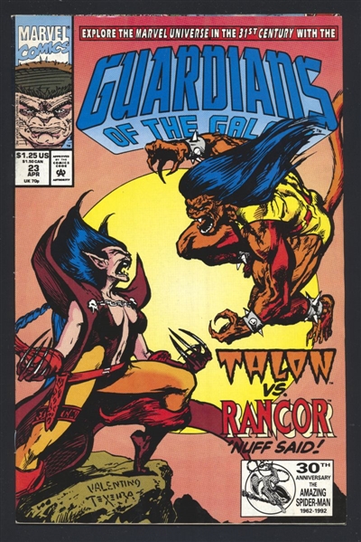 Guardians of the Galaxy #23 FN 1992 Marvel Comic Book