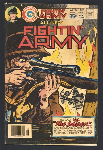 Fightin' Army #128 VG 1977 Charlton Comic Book