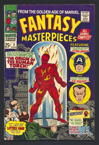Fantasy Masterpieces (V1) #9 FVF Steve Ditko Jack Kirby 1967 Marvel Comic Book