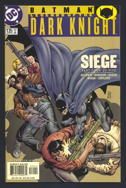 Batman: Legends of the Dark Knight #135 VF Siege p4 2000 DC Comic Book